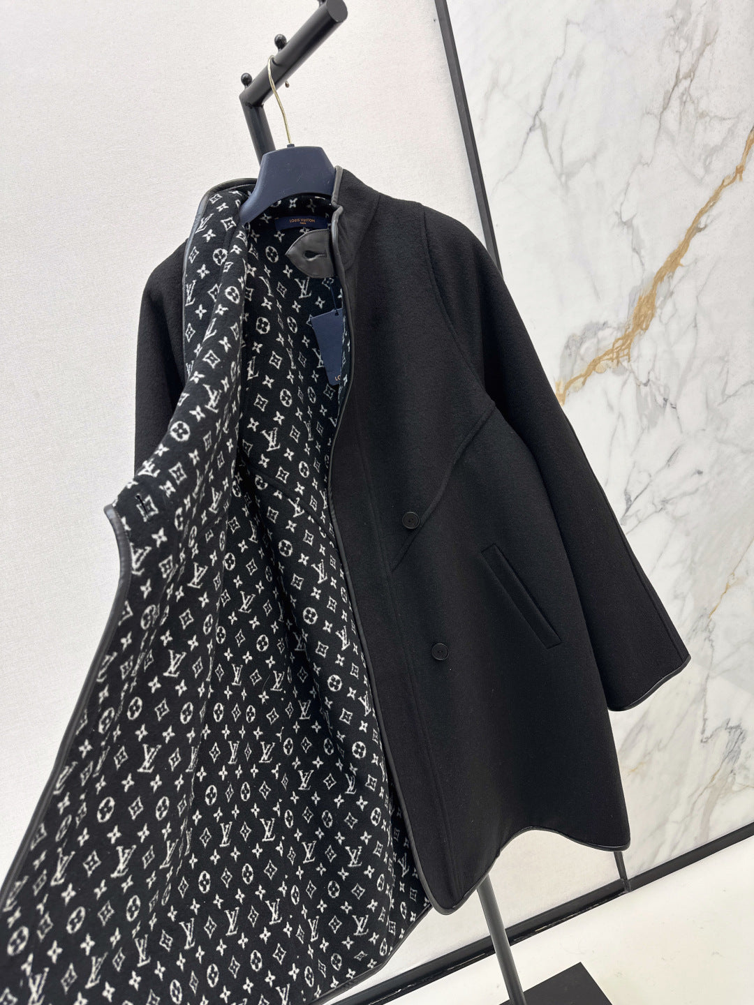 Louis 25fw Long cape coat