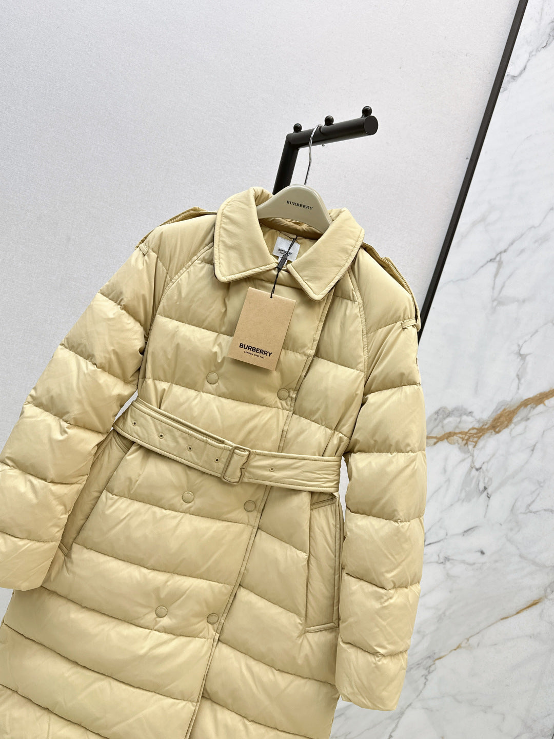 Bur New Double-breasted long down jacket