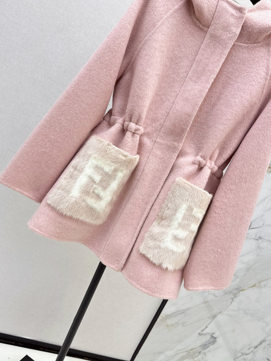 Fend NEW hooded coat