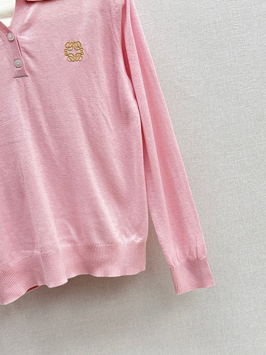 Loe NEW Embroidered wool sweater