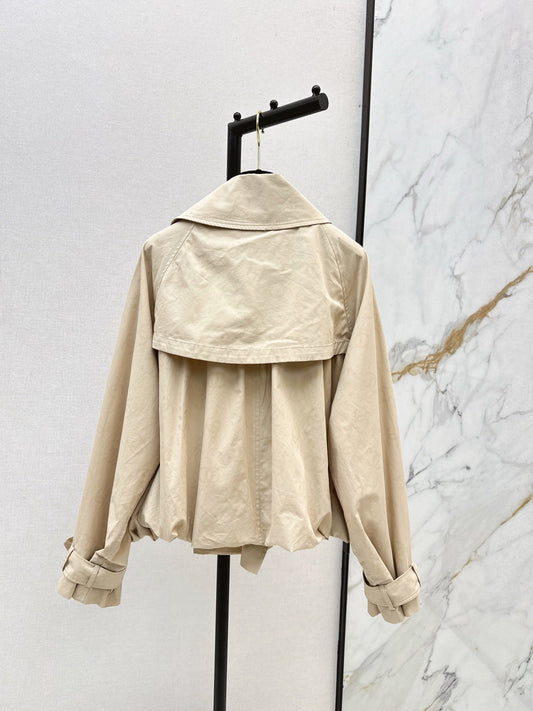 Chan NEW jacquard trench coat