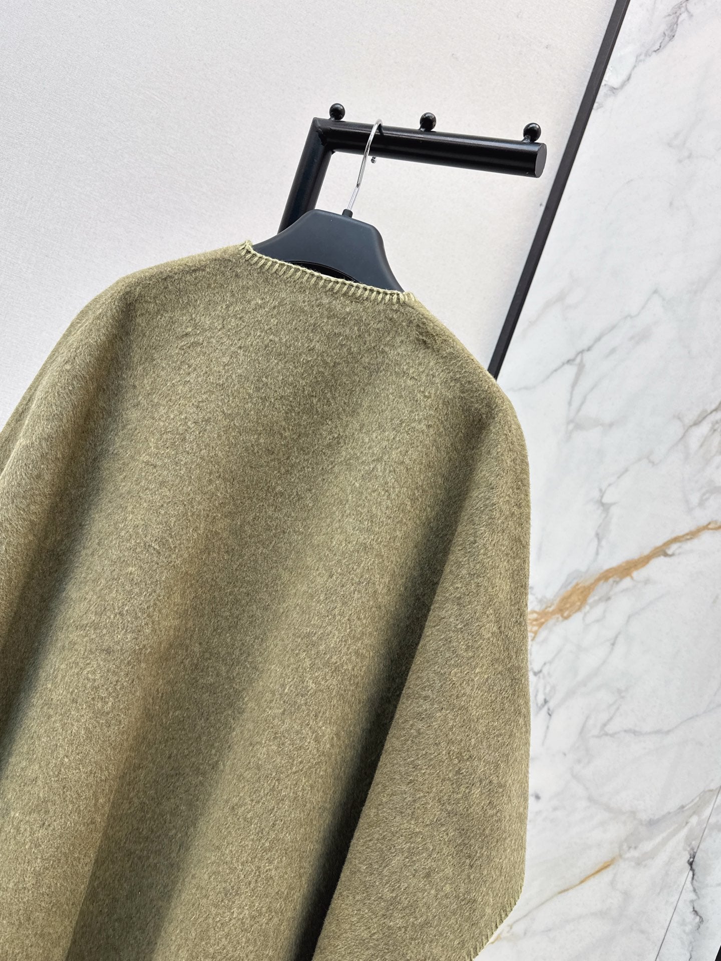 Max NEW wool cape coat