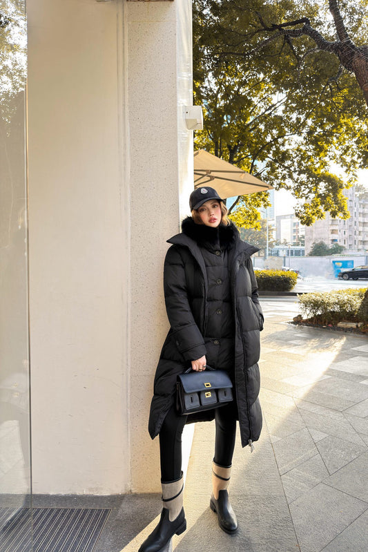 Monc NEW Faux two-piece down jacket