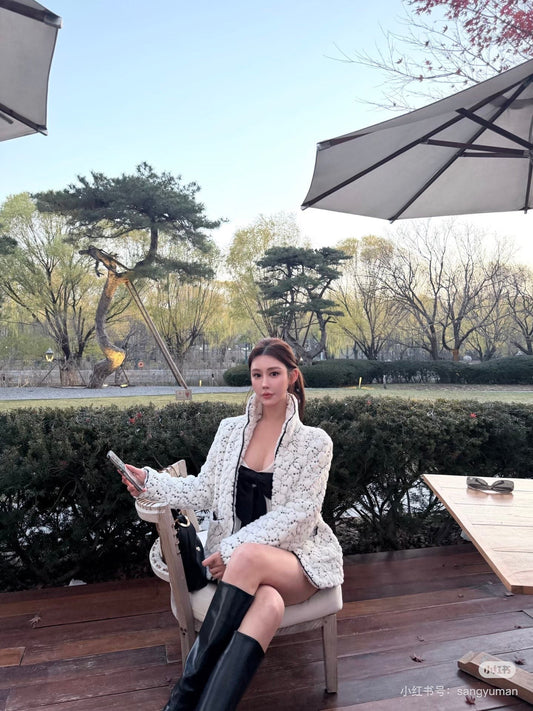 Chan NEW zipper fleece jacket