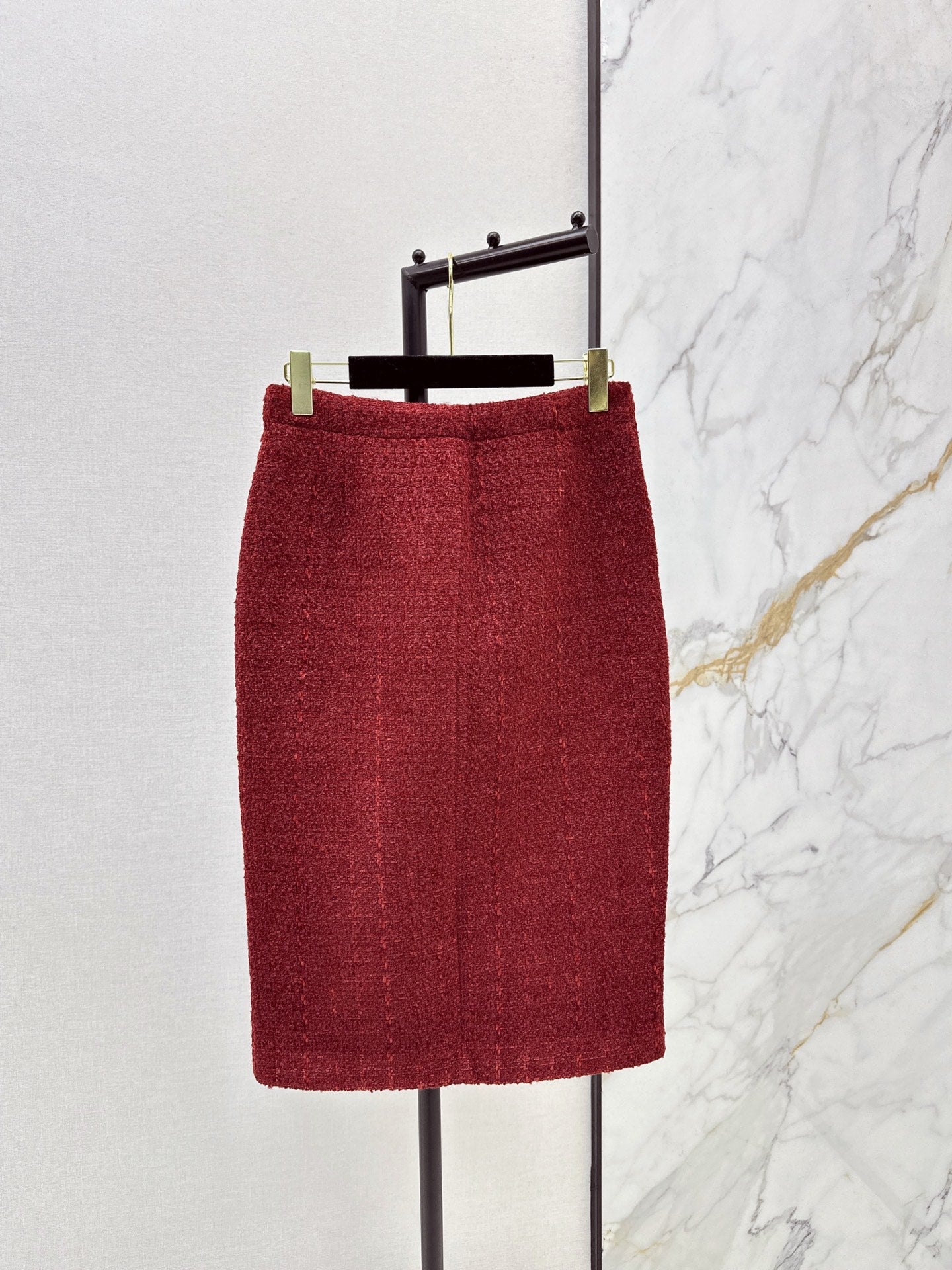 Chan NEW woven A-line skirt