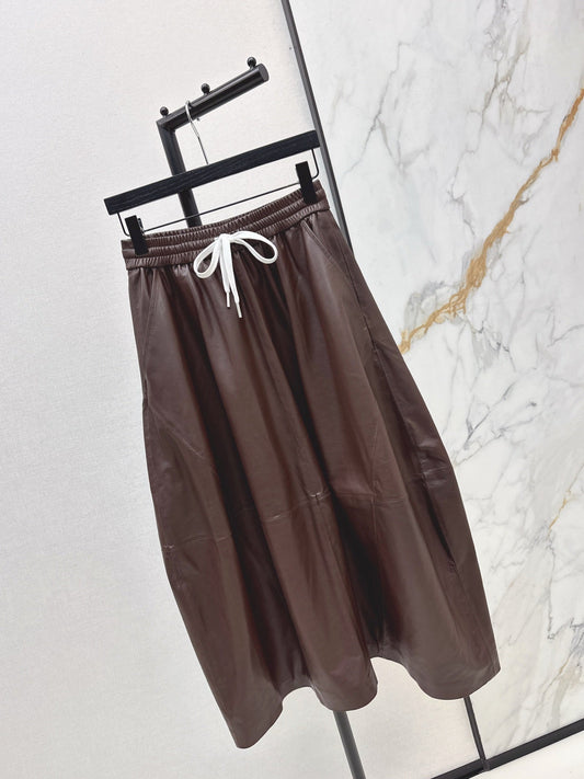 Row NEW leather skirt
