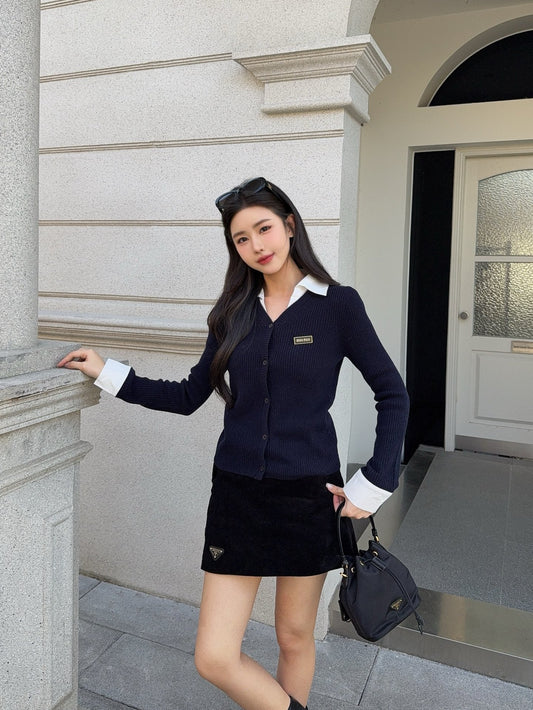 Miu NEW 2-in-1 knitwear