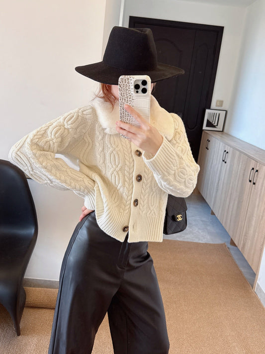 Loro NEW Knitted cashmere cardigan