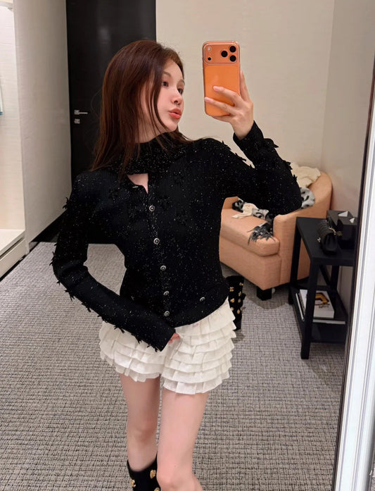 Chan NEW sequins cardigan