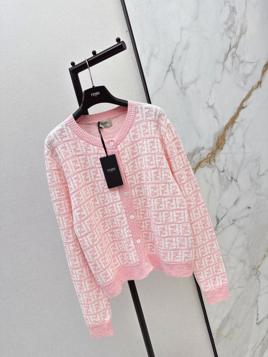 Fend NEW jacquard knit cardigan