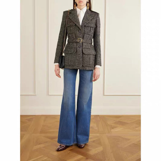 Chol NEW vintage belted jacket