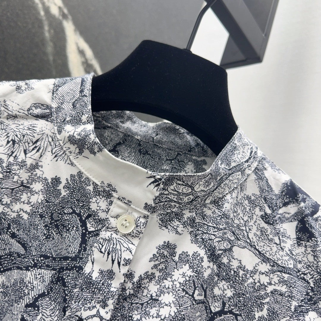 CD NEW printed sleeveless dress