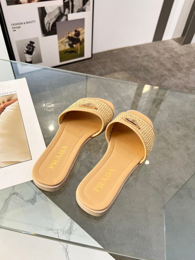 Pra New Flat woven slippers