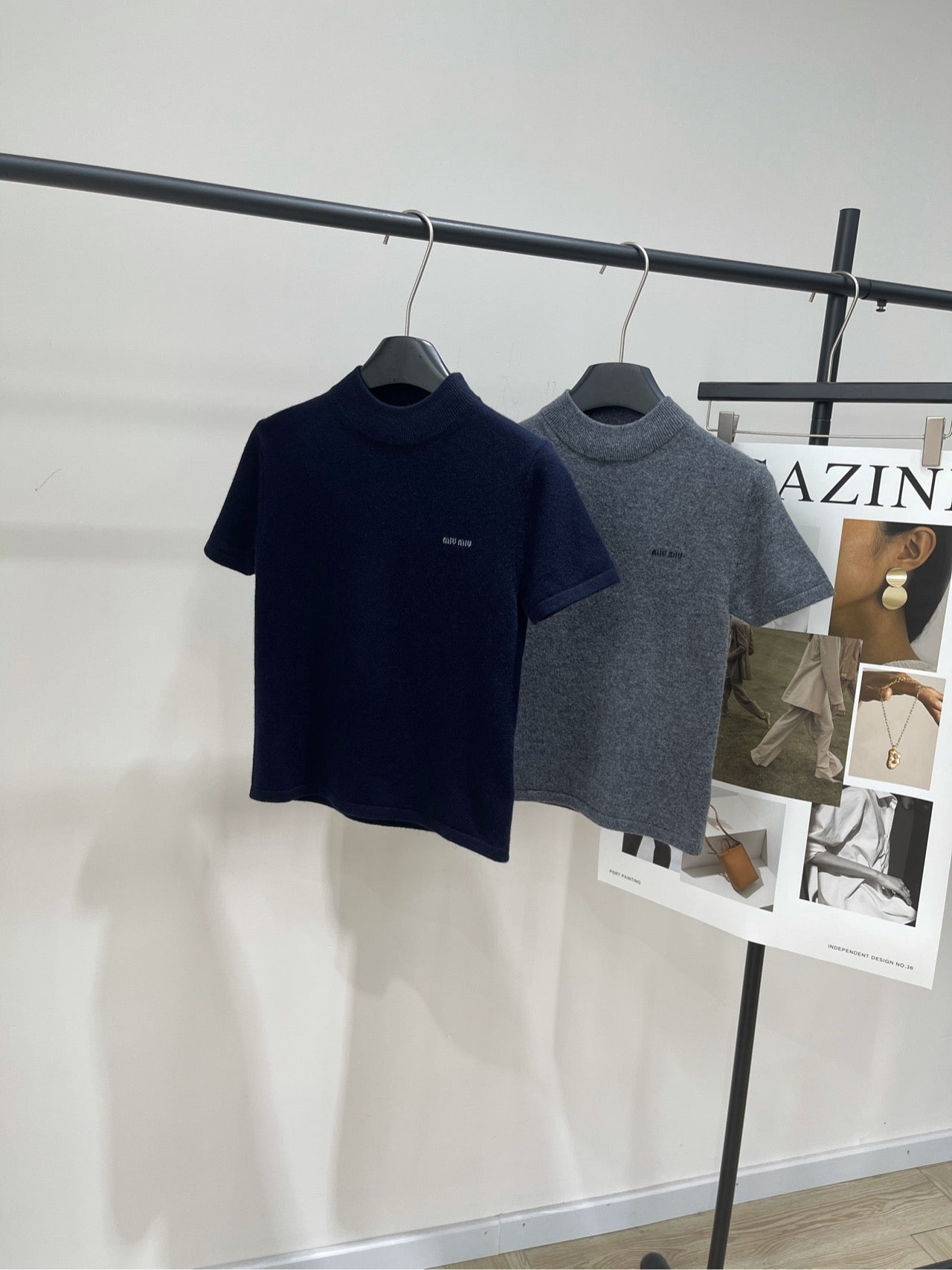 Miu New Knitted T-Shirt