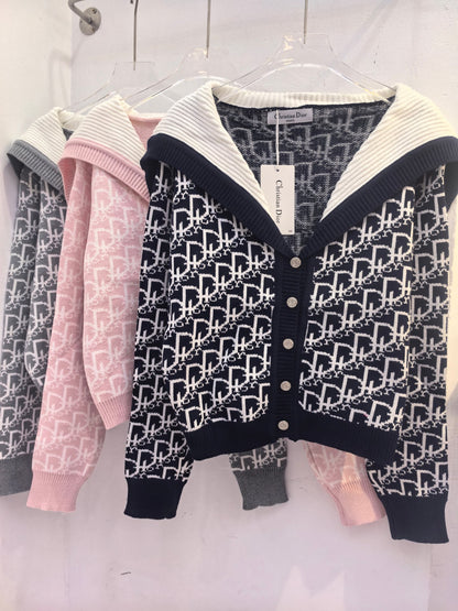 CD NEW Knitted Sweater Cardigan