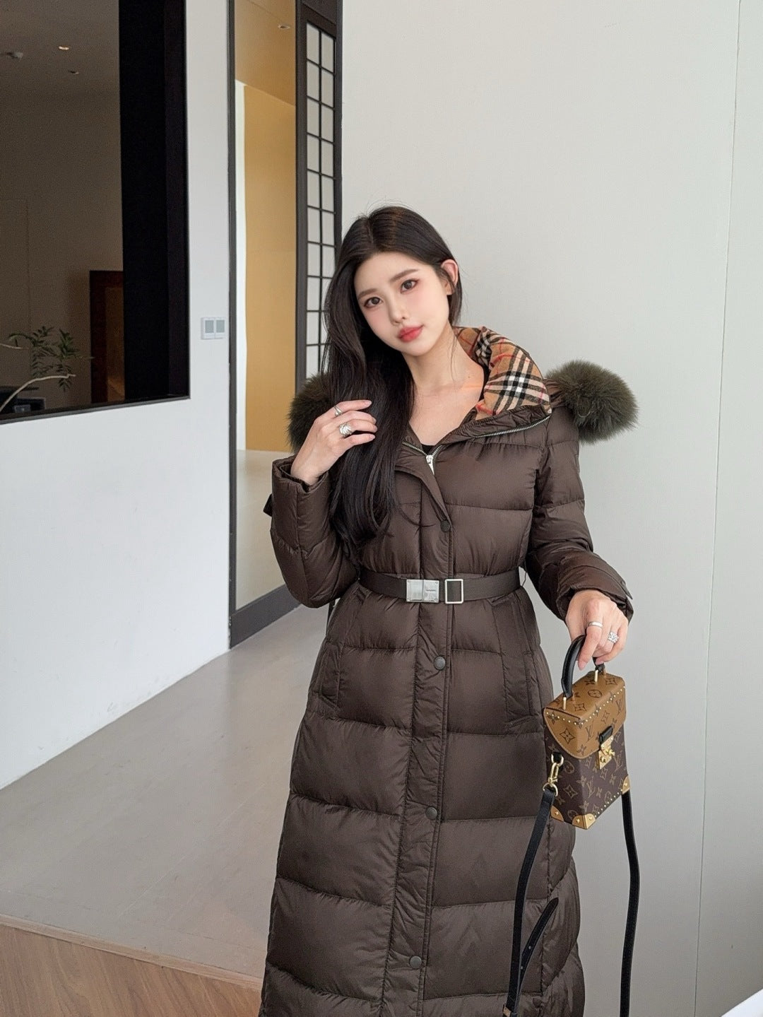 Bur 25fw long down jacket