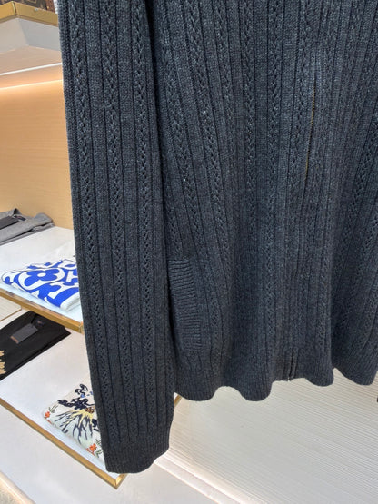 Louis' new wool knit jacket