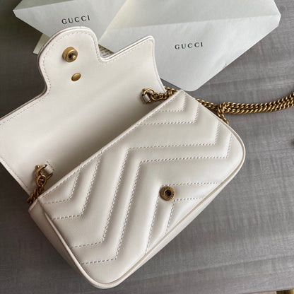 GC GG Marmont super mini bag Black / White / Red / Gray Blue