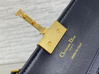 DO Miss Montaigne Mini Bag Blue Dior Oblique Jacquard