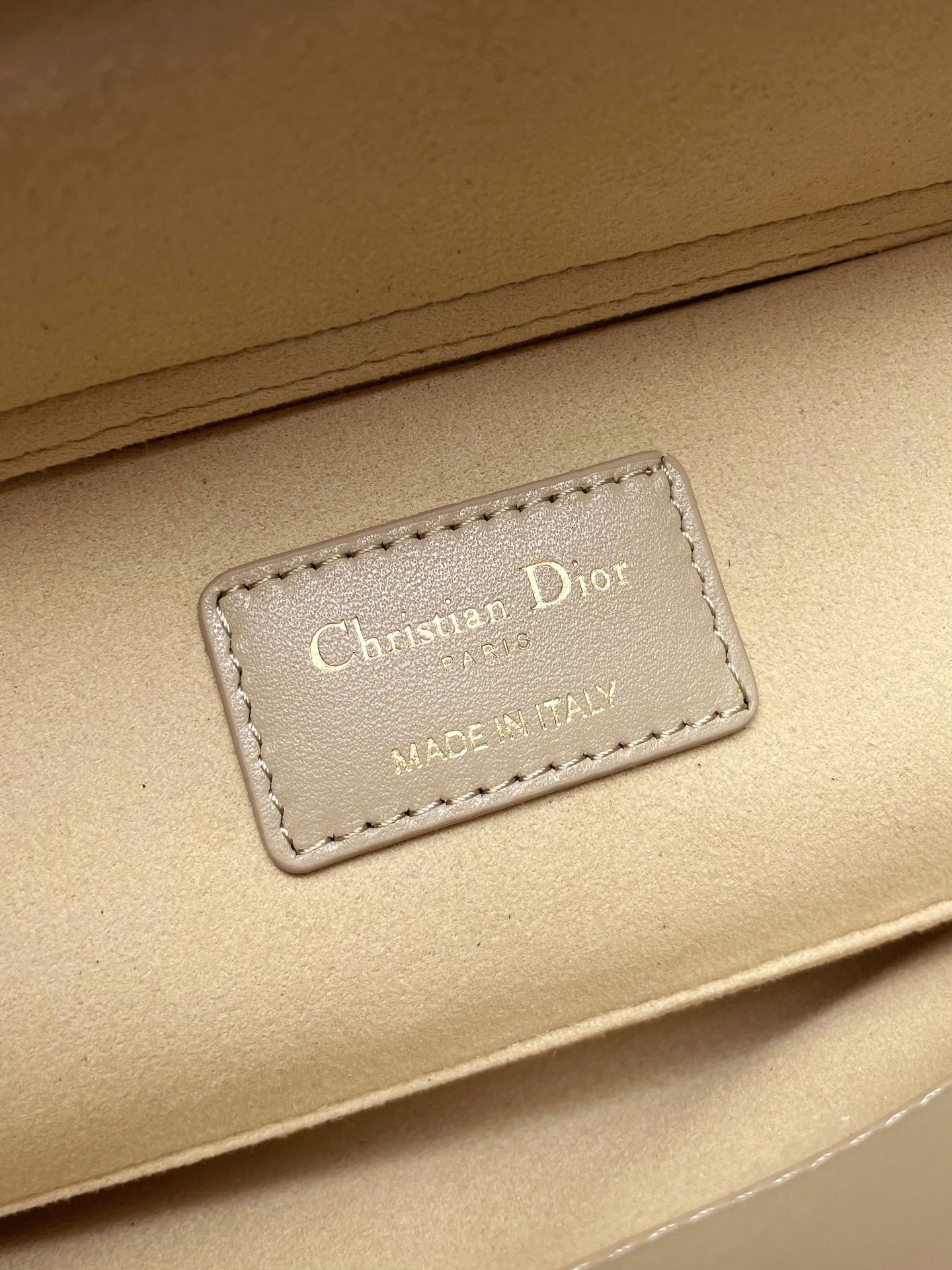 DO  Micro / Small / Medium Lady D-Joy Bag Sand-Colored Cannage Lambskin