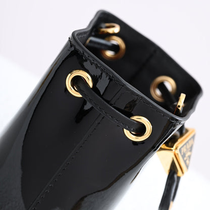 PD Patent leather mini-pouch