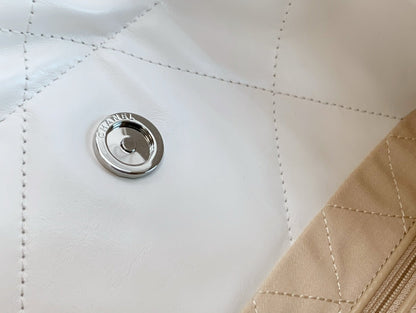 C* 22bag garbage bag♥ white silver chain