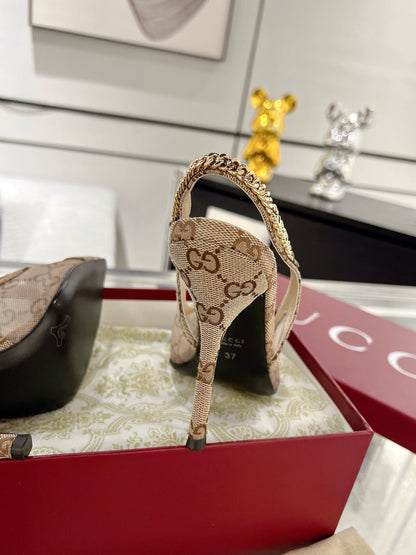G* New Chain High Heel Sandals