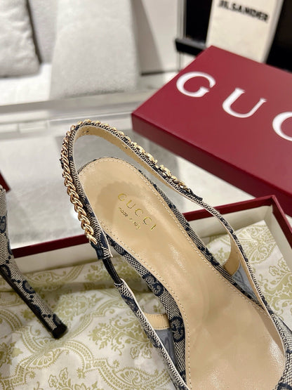 G* New Chain High Heel Sandals