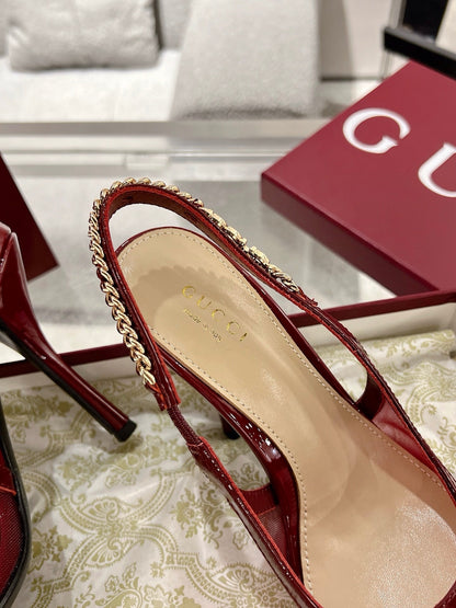 G* New Chain High Heel Sandals