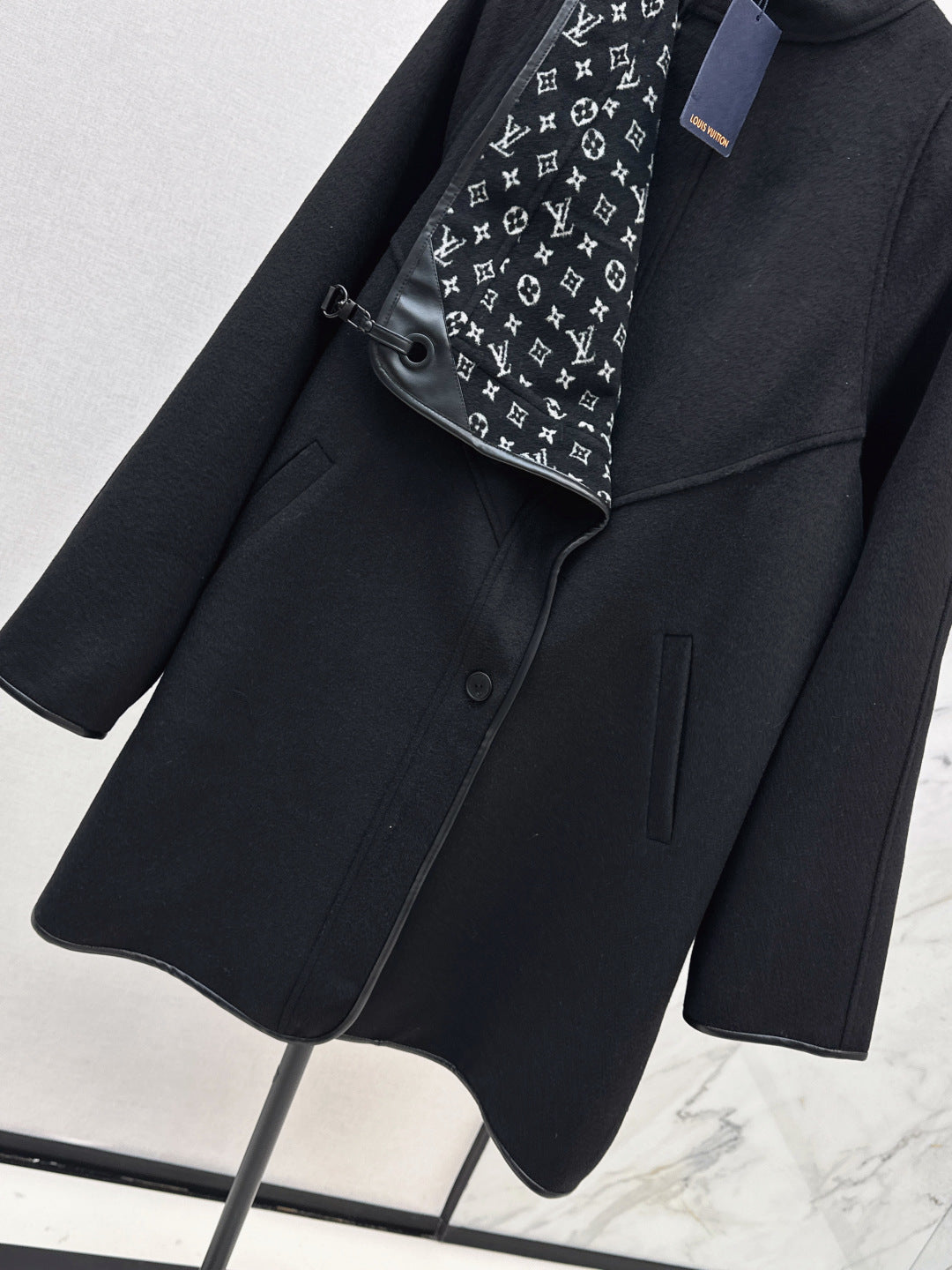 Louis 25fw Long cape coat