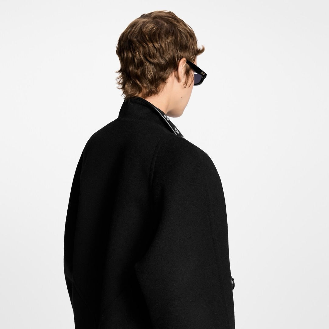 Louis 25fw Cropped Cape Coat