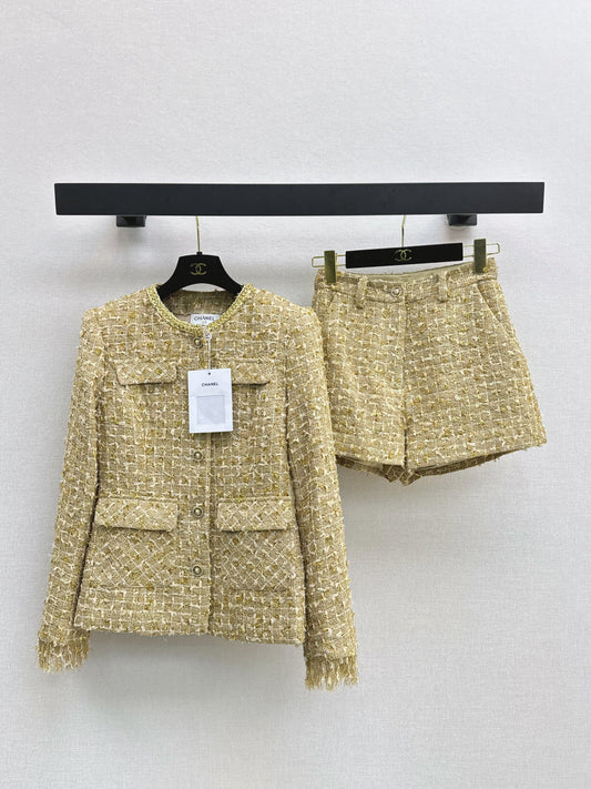 Chan 25fw knitting suit