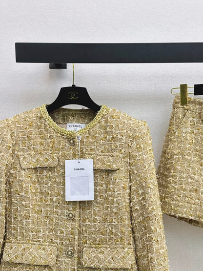 Chan 25fw knitting suit