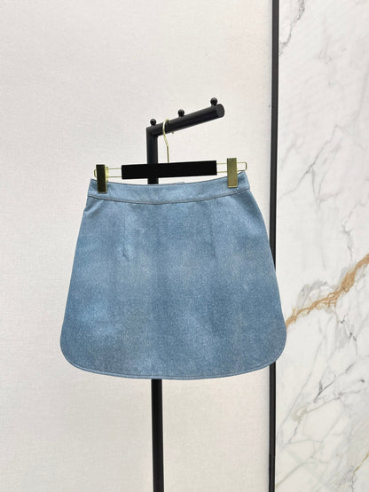 Chan 25FW denim skirt