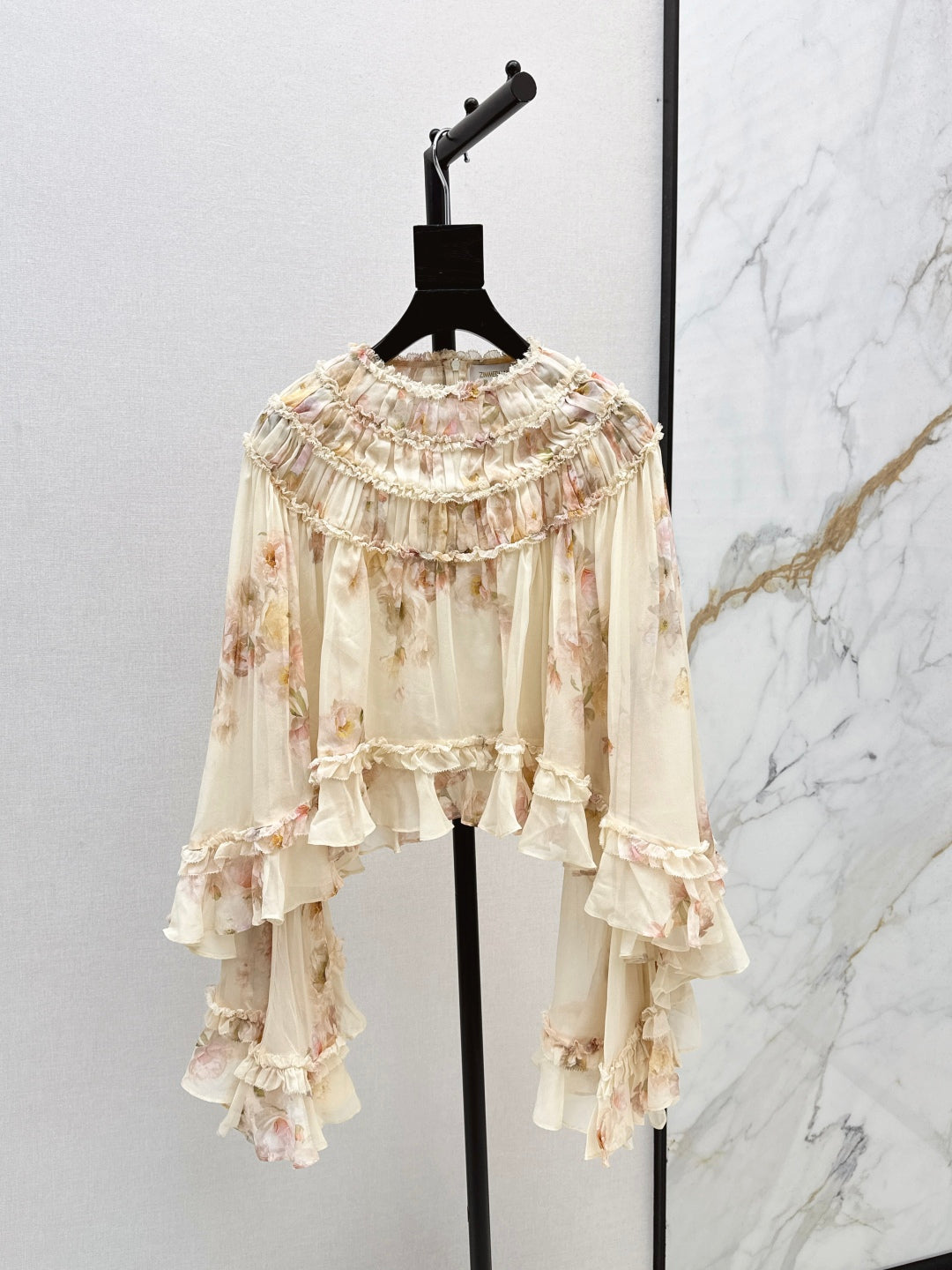 Zimm 25fw  embroidered shirt