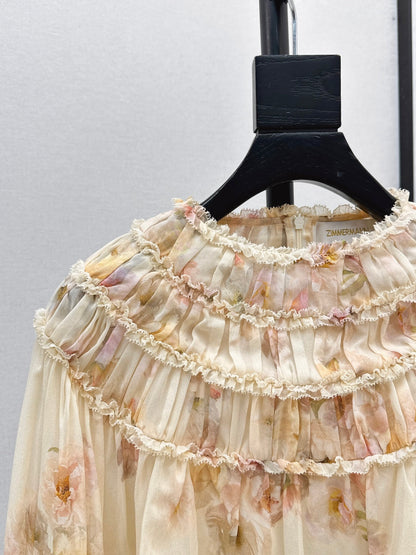 Zimm 25fw  embroidered shirt