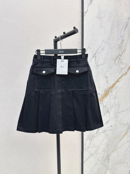 CD 25fw pleated skirt
