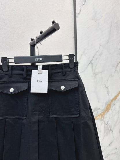 CD 25fw pleated skirt