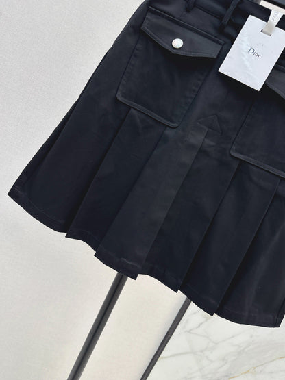 CD 25fw pleated skirt