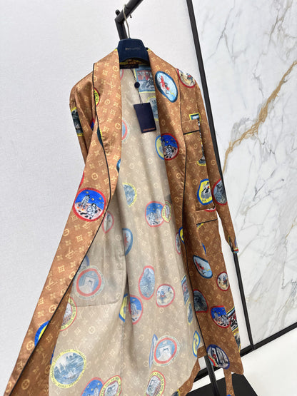 Louis 25fw Nightgown-style trench coat