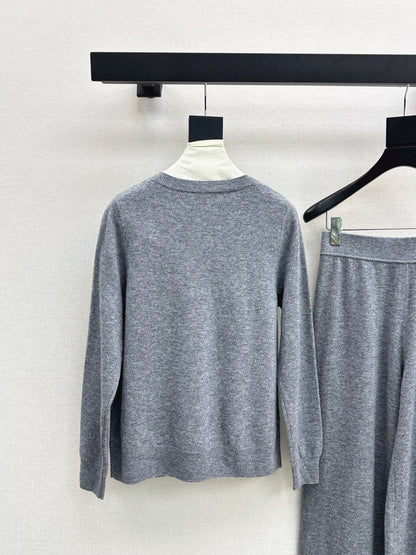 CD New embroidered cardigan set