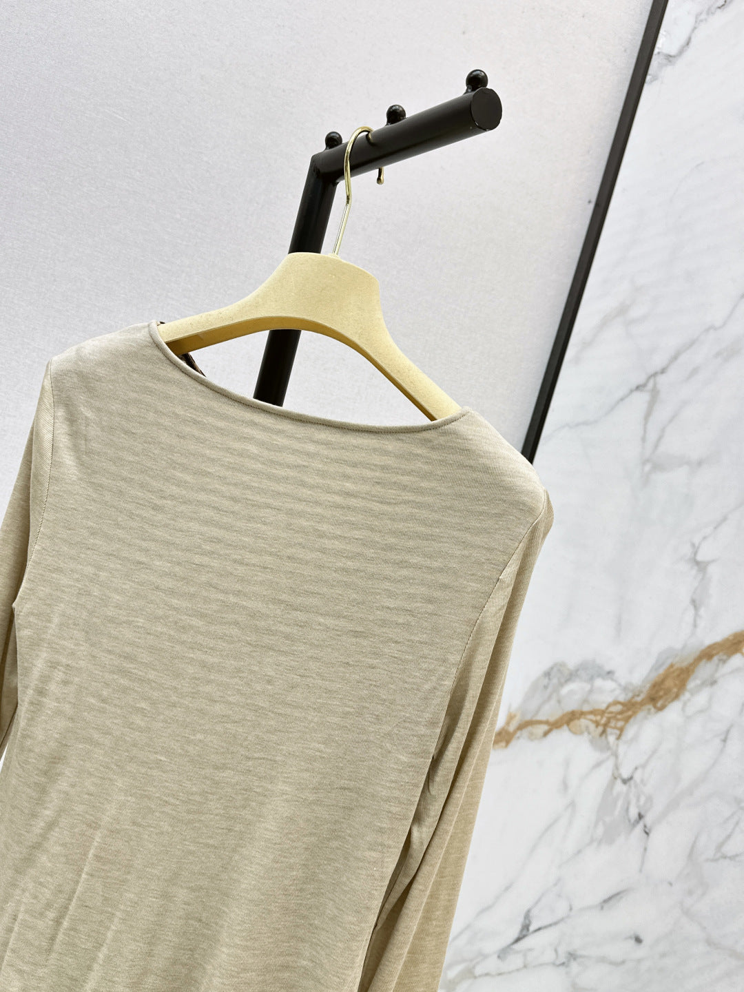 Chan New Striped bottoming shirt