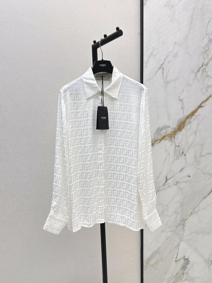 Fend New jacquard shirt