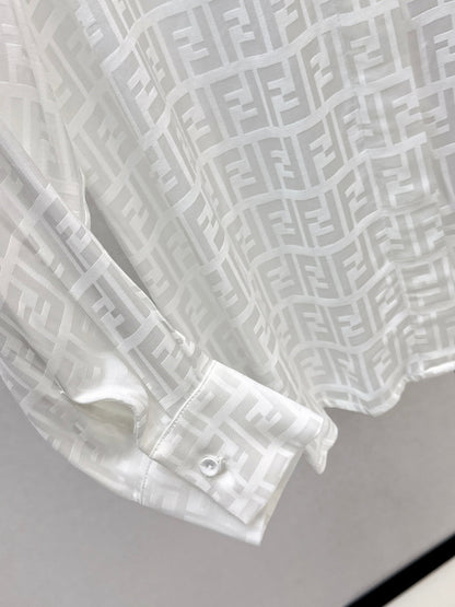 Fend New jacquard shirt