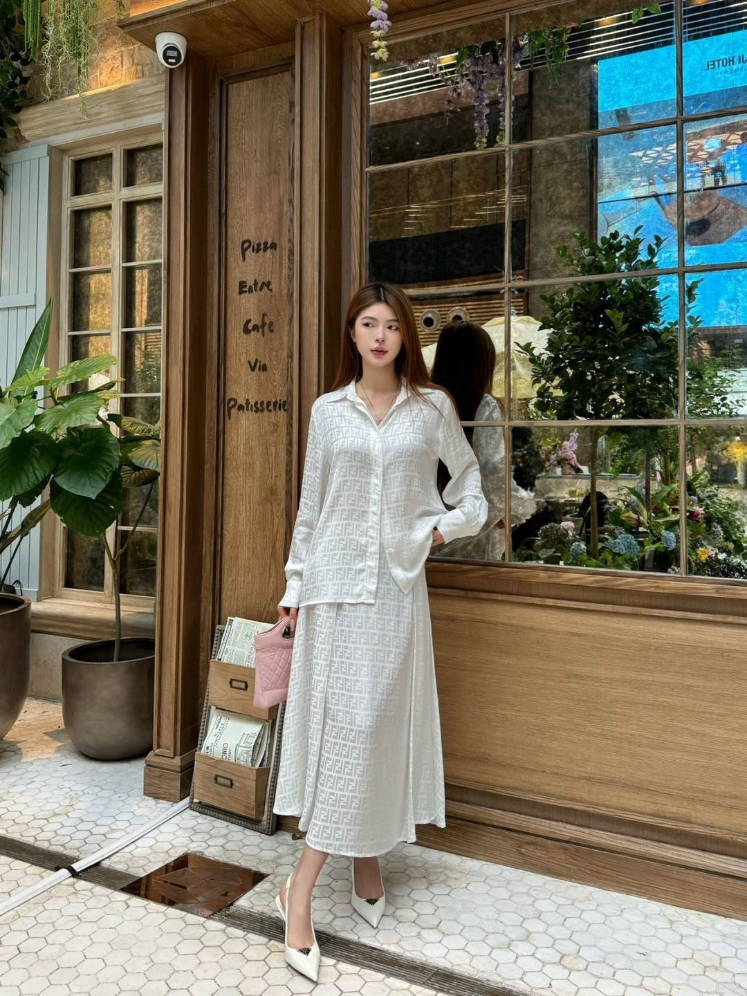 Fend New jacquard shirt