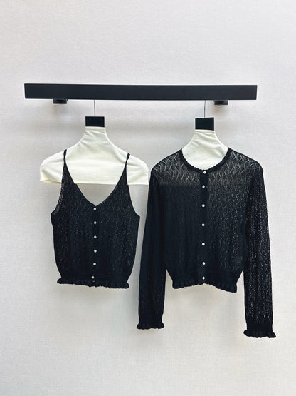 Chan New Hollow two-piece set