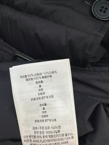 Bur New Short double-breasted hooded down jacket