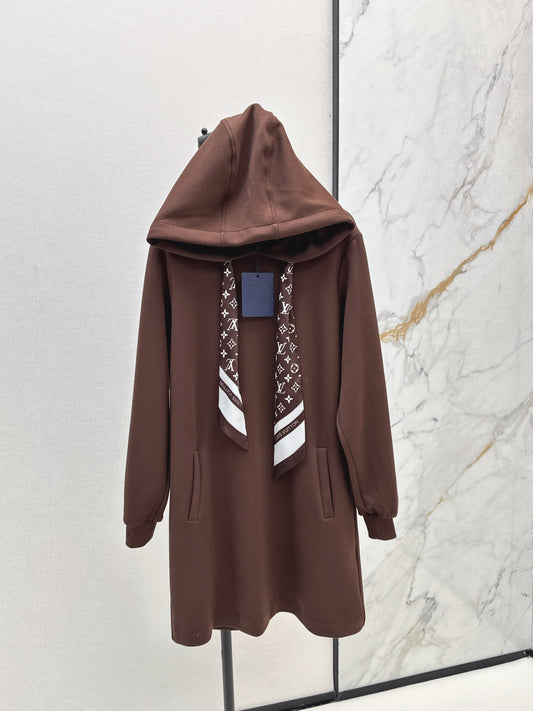 Louis  New Hooded sweatshirt dress