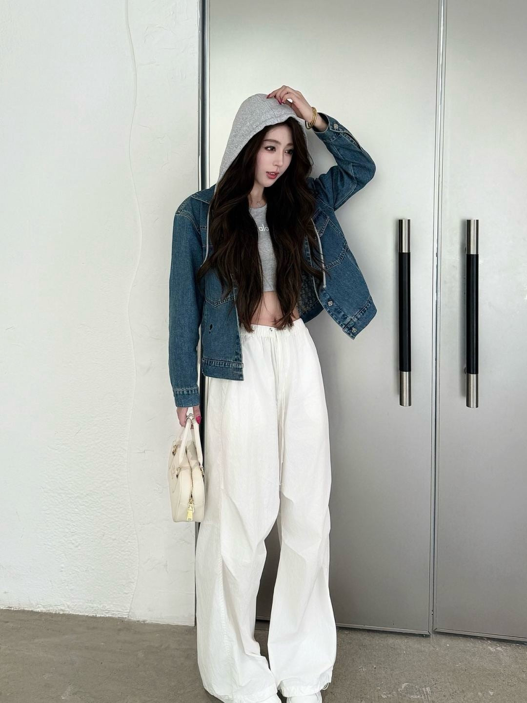 CD  New hooded jacket