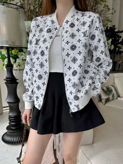 Louis  New Monogram stand collar jacket